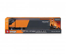 Bburago 18/38401 - 1:43 F1 Racing Hauler- McLaren (MB Actros Cab)
