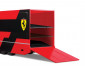 Bburago 18/36867 - 1:43 F1 Racing Hauler- Ferrari (Iveco cab) Red thumb 3