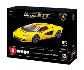 Bburago KIT - комплект за сглобяване 1:24 - Lamborghini Countach LPI 800-4 18/25130