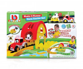 Bburago Junior 16/88619 - Shake-it Runner Farm Tractor Set