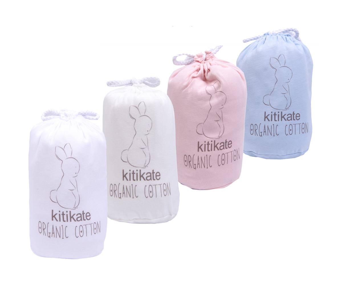 Бебешки чаршаф с ластик Kitikate S03539, 60/120 см, асортимент