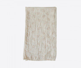 Kitikate S60175 - Organic Fly Bird Muslin Blanket, 82х90 cm