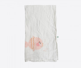 Kitikate S60583 - Organic Blop Blop Muslin Blanket, 80х90 cm
