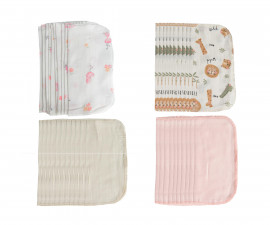 Kitikate S26333 - Organic Muslin 10 Pcs Mouth Wipes, 14х20 cm