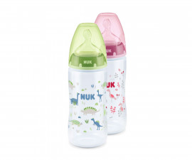 Бебешко пластмасово шише за мляко и вода Nuk First Choice, PP, 300мл, силикон, асортимент 10741799