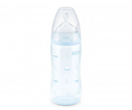 Бебешко пластмасово шише за мляко и вода Nuk First Choice, PP, 300мл, силикон, Blue 10741798