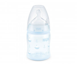 Бебешко пластмасово шише за мляко и вода Nuk First Choice, PP, 150мл, силикон, Blue 10743734