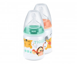 Бебешко пластмасово шише за мляко и вода Nuk First Choice, PP, 150мл, силикон, Disney 10743736