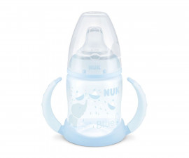 Бебешка пластмасова чаша със силиконов накрайник за сок Nuk First Choice, PP, 150мл, Blue 10743821