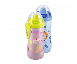 Детска неразливаща се пластмасова чаша с клапа Nuk Junior Cup, 300мл, 36м+, асортимент 10751081