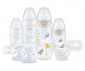 Подаръчен комплект за новородено биберон, шише, залъгалка и четка за почистване Nuk First Choice Perfect Start Temperature Control, 10 части, неутрален 10225267 thumb 2