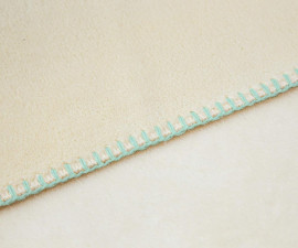 Pielsa 11047 - Cotton Plain Blanket 80x110, green