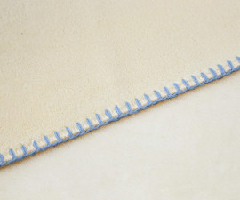 Pielsa 11047 - Cotton Plain Blanket 80x110, blue