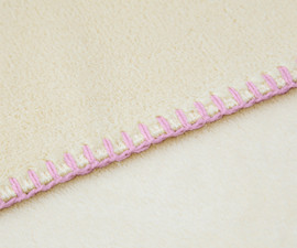 Pielsa 11047 - Cotton Plain Blanket 80x110, pink