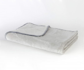 Pielsa 11047 - Cotton Plain Blanket 80x110, grey