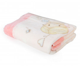 Pielsa 6377 - Printed Blanket 6377 80*110 C/14, pink