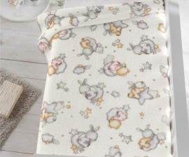 Pielsa 6379 - Printed Blanket 6379 110*140 C/91, grey