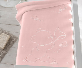 Pielsa 6654 - Embossed Blanket 6654 110*140 C/63, pink