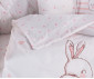Луксозен спален комплект от 8 части за бебета и деца Kanz, щампа, Sweet Bunny KNZ-003-152.01.0270-Sweet Bunny thumb 2