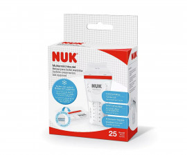 Торбички за съхранение на кърма Nuk, 25 броя 10252126