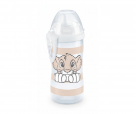 Детска неразливаща се пластмасова чаша с твърд накрайник Nuk Kiddy Cup Lion King, 300 мл, 12м+ 10255643