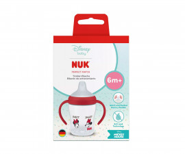 Бебешко пластмасово шише със силиконов накрайник за сок Nuk Perfect Match, 150 мл, 6м+, Disney, Мини 10215397