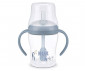 Детско шише със силиконова сламка и дръжки Nuk Perfect Match, 150 мл, 8м+, Пингвин, момче 10215401 thumb 2