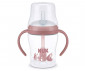 Детско шише със силиконова сламка и дръжки Nuk Perfect Match, 150 мл, 8м+, Мечка, момиче 10215402 thumb 2