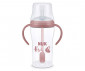 Детско шише със силиконова сламка и дръжки Nuk Perfect Match, 260 мл, 8м+, Мечка, момиче 10216319 thumb 2