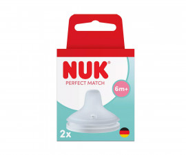 Накрайник за сок от силикон Nuk Perfect Match, 2 броя, 6м+ 10256514