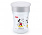 Детска неразливаща се пластмасова чаша Nuk Magic Cup, 230 мл, 8м+, Mickey Mouse, сива 10255706 thumb 2