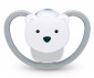 Ортодонтска силиконова залъгалка Nuk Perfect Match Air, 1 брой, с кутийка, 6-18м, Полярна мечка 10176341 thumb 2