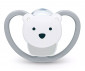 Ортодонтска силиконова залъгалка Nuk Perfect Match Air, 1 брой, с кутийка, 18м+, Полярна мечка 10177225 thumb 2