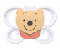 Ортодонтска силиконова залъгалка Nuk Perfect Match Air, 1 брой, с кутийка, 0-6м, Мечо Пух, бял 10175361 thumb 2