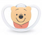 Ортодонтска силиконова залъгалка Nuk Perfect Match Air, 1 брой, с кутийка, 6-18м, Мечо Пух, бял 10176354 thumb 2