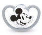 Ортодонтска силиконова залъгалка Nuk Perfect Match Air, 1 брой, с кутийка, 0-6м, Мики, сив 10175369 thumb 2