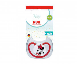 Ортодонтска силиконова залъгалка Nuk Perfect Match Air, 1 брой, с кутийка, 18м+, Мини, червен 10177242