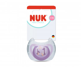 Ортодонтска силиконова залъгалка Nuk First Choice, 1 брой, с кутийка, 6-18м, Кенгуру, момиче 10176370