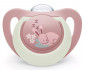 Ортодонтска силиконова залъгалка Nuk First Choice, 1 брой, с кутийка, 18+м, Night Заек 10177259 thumb 2