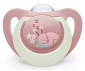 Ортодонтски силиконови залъгалки Nuk First Choice, 2 броя, с кутийка, 0-6м, Night Заек/Овца, момиче 10175387 thumb 2