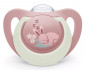 Ортодонтски силиконови залъгалки Nuk First Choice, 2 броя, с кутийка, 6-18м, Night Заек/Овца, момиче 10176376 thumb 2