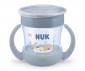 Неразливаща се чаша за пиене на вода Nuk First Choice mini Magic Cup Night, 160 мл, 6м, Хипо, синя 10255732 thumb 2