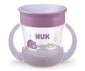 Неразливаща се чаша за пиене на вода Nuk First Choice mini Magic Cup Night, 160 мл, 6м, Мечка, розова 10255733 thumb 2