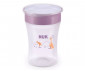 Неразливаща се тренировъчна чаша за пиене на вода Nuk First Choice Magic Cup, 230 мл, 8м, Кенгуру, розова 10255743 thumb 2