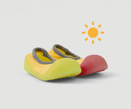 BigToes Zapato Chameleon - Modelo Flat Yellow