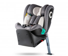 Столче за кола за новородено бебе с тегло до 36кг. с въртяща се функция BigToes Rise I-Size 360°, 40-150 см, сива перла RAIS12