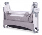 Бебешко сгъваемо легло с падаща преграда за спане BigToes Flex, метално сиво MINI01 thumb 8