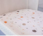 Чаршаф за бебешки матрак за сгъваемо легло BigToes Flex, сиви MINI03 thumb 11