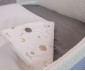 Чаршаф за бебешки матрак за сгъваемо легло BigToes Flex, сиви MINI03 thumb 9