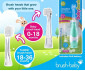 BrushBaby BRB157 - BabySonic Electric Toothbrush for Toddlers, blue thumb 5
